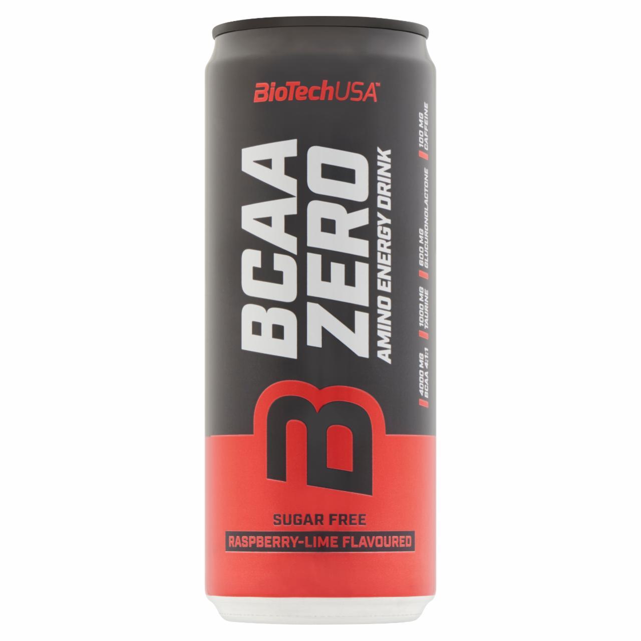 Fotografie - BioTechUSA BCAA Zero Raspberry-Lime Flavoured Amino Energy Drink