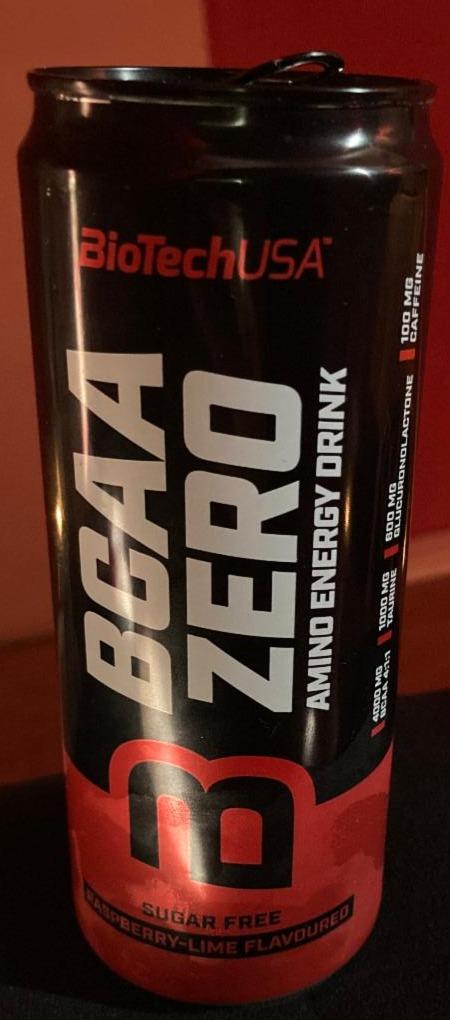 Fotografie - BioTechUSA BCAA Zero Raspberry-Lime Flavoured Amino Energy Drink