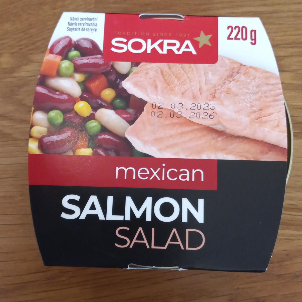 Fotografie - Salmon Salad mexican Sokra