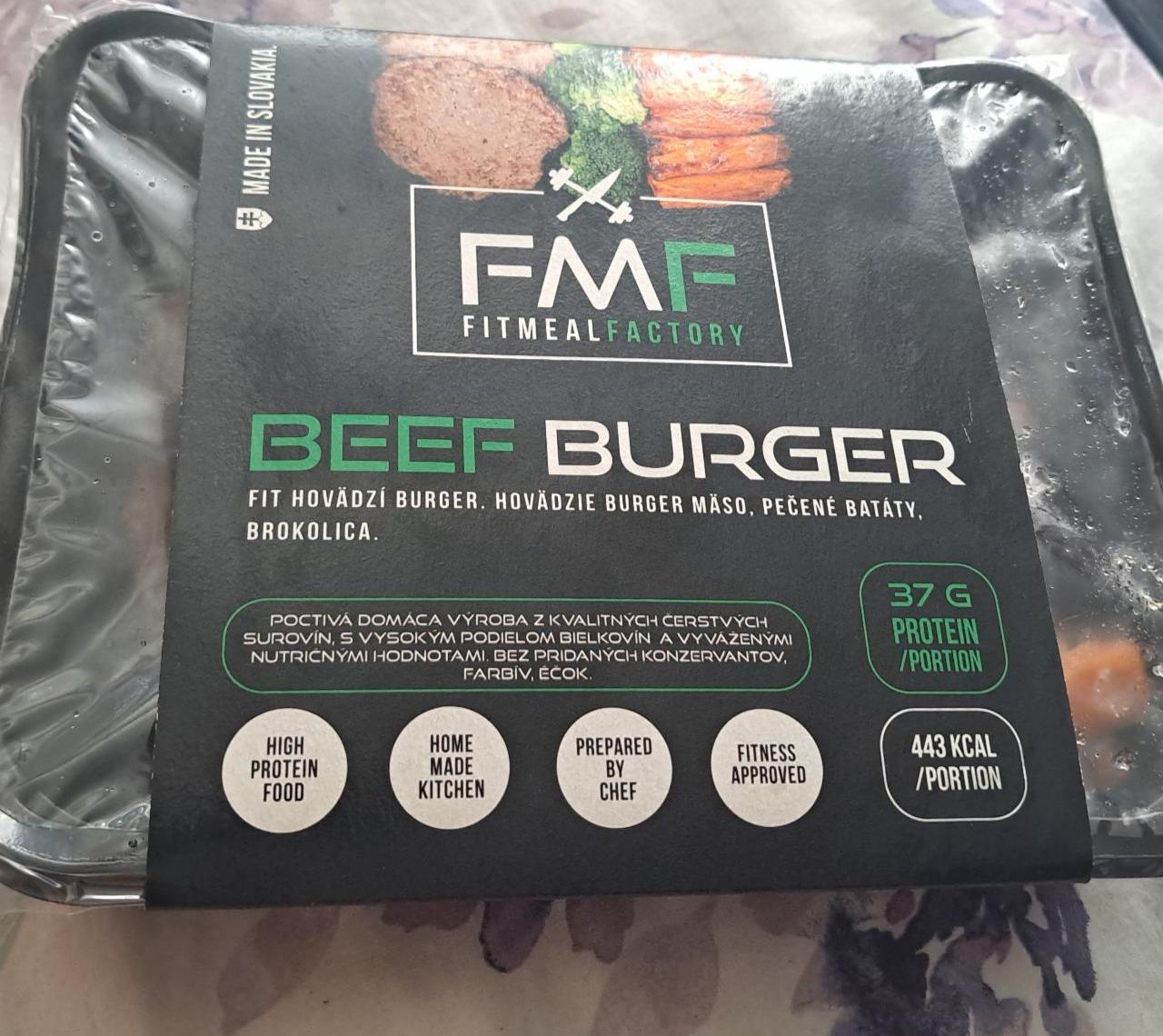Fotografie - Beef Burger FMF
