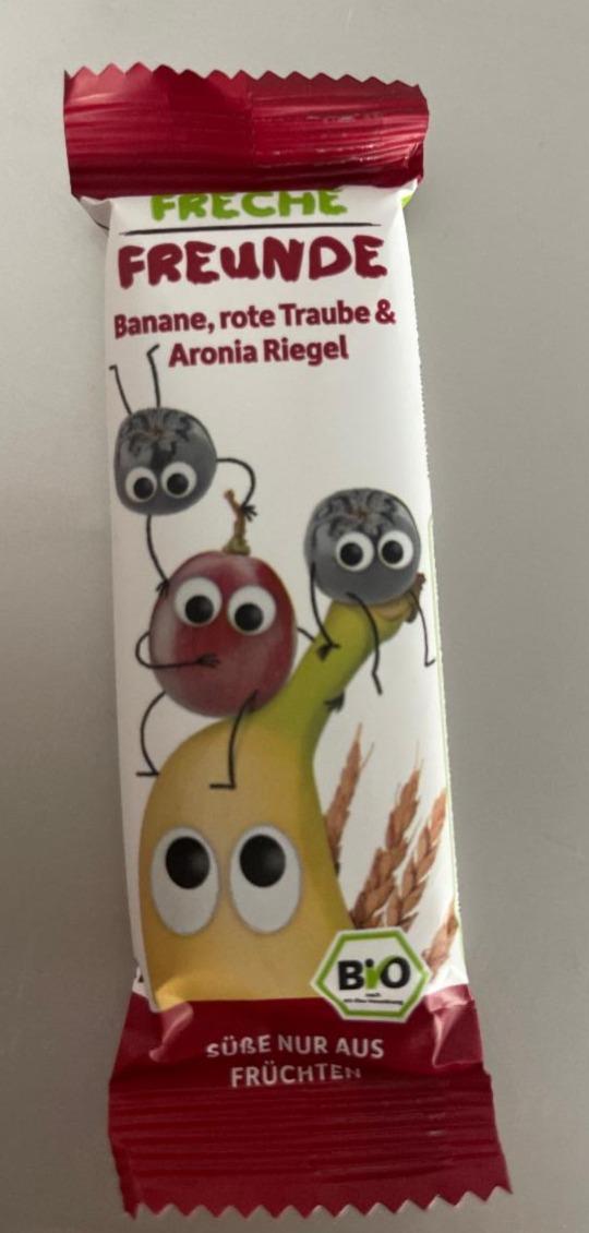 Fotografie - Freche Freunde Banane, rote Traube & Aronia Riegel