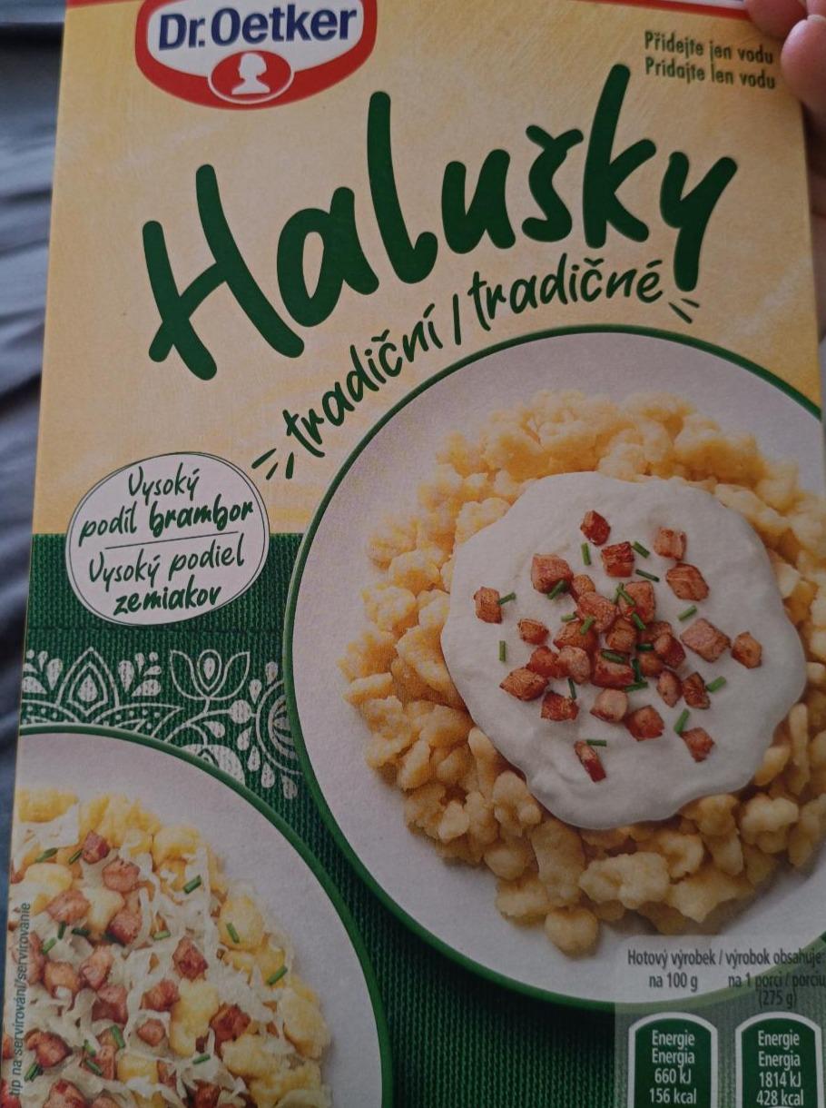 Fotografie - Halušky Dr.Oetker