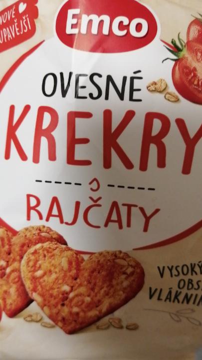 Fotografie - Emco Ovsené krekry s paradajkami