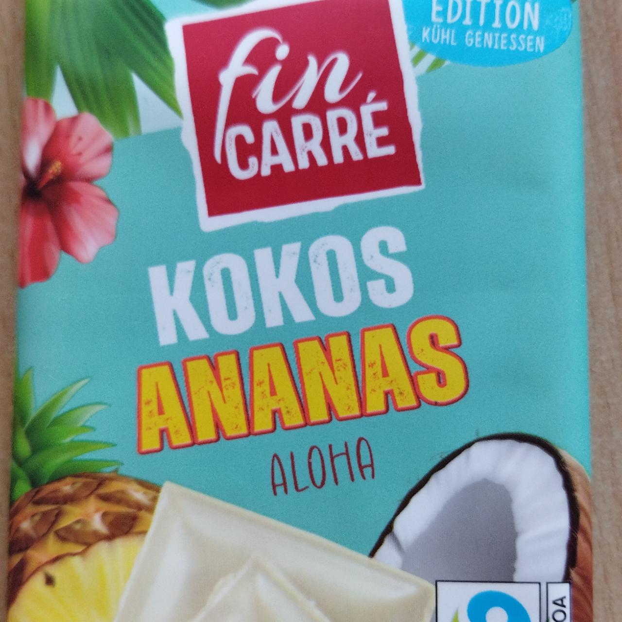 Fotografie - Kokos Ananas Aloha Fin Carré