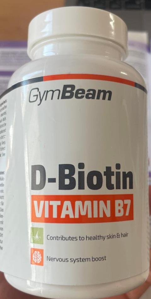 Fotografie - D-Biotin Vitamin B7 GymBeam