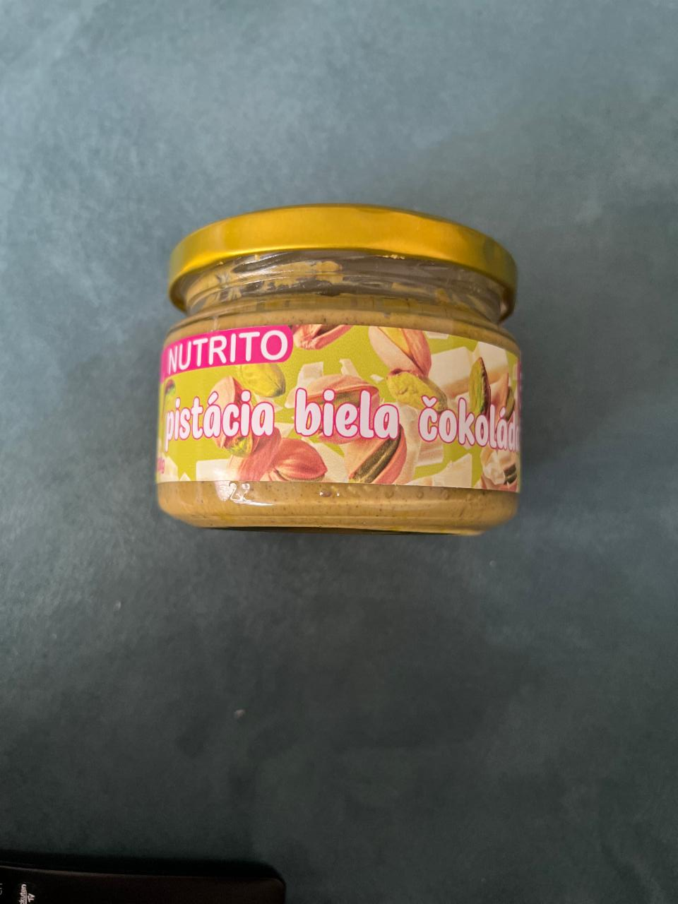 Fotografie - NUTRITO Pistacia biela čokoláda