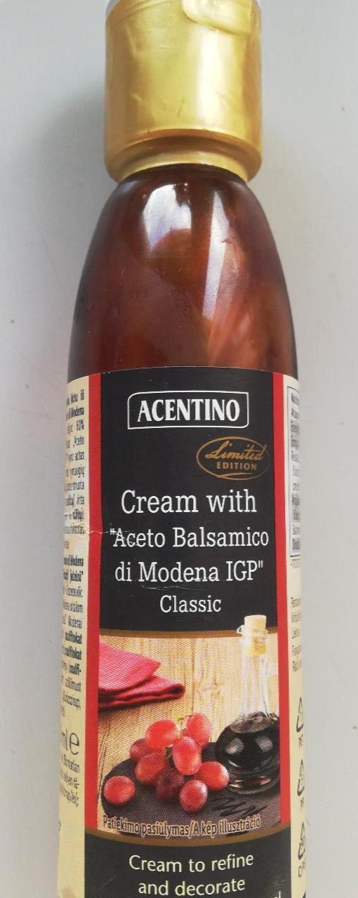Fotografie - Cream with Aceto Balsamico di Modena IGP Acentino