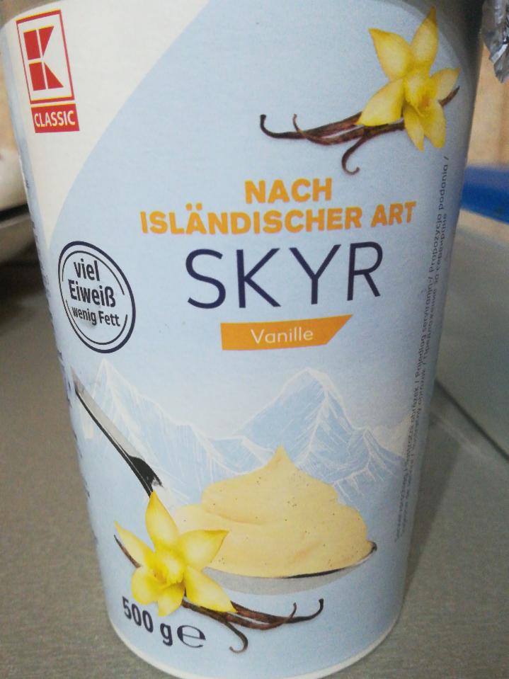 Fotografie - Skyr vanilka K-Classic