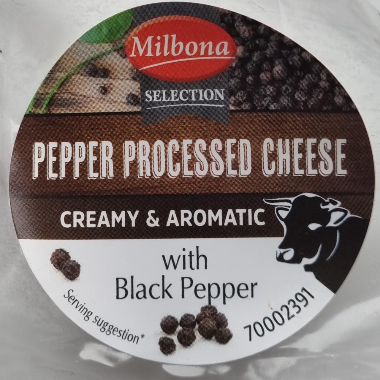 Fotografie - Pepper processed cheese Milbona