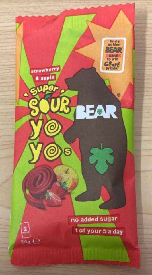 Fotografie - Super Sour Strawberry & Apple YoYo Bear