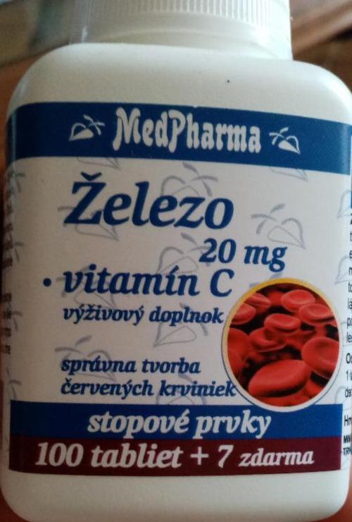 Fotografie - Železo 20mg+vitamin C
