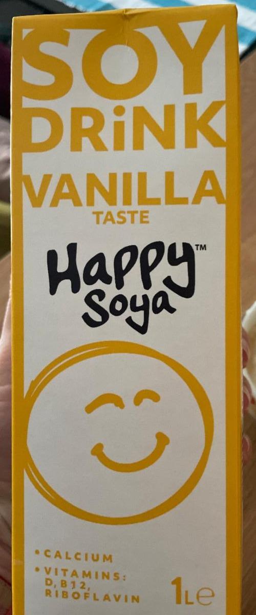 Fotografie - Soy drink vanilla taste Happy soya