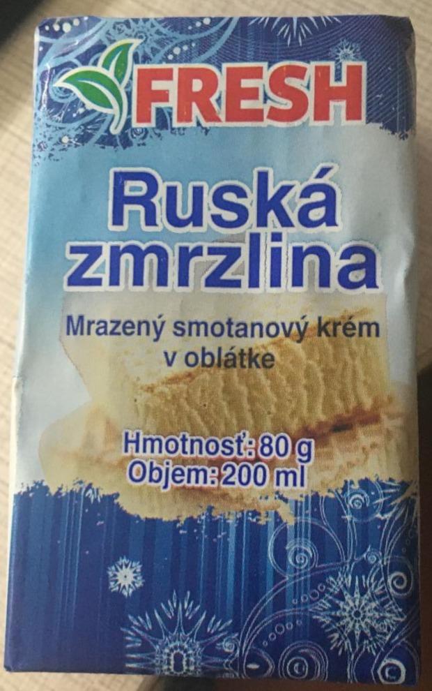 Fotografie - ruska zmrzlina Fresh