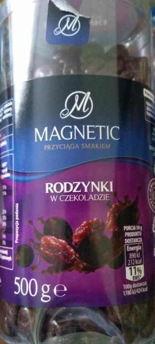 Fotografie - Rodzynki w czekoladzie Magnetic