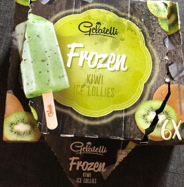 Fotografie - Frozen Kiwi Ice Lollies Gelatelli