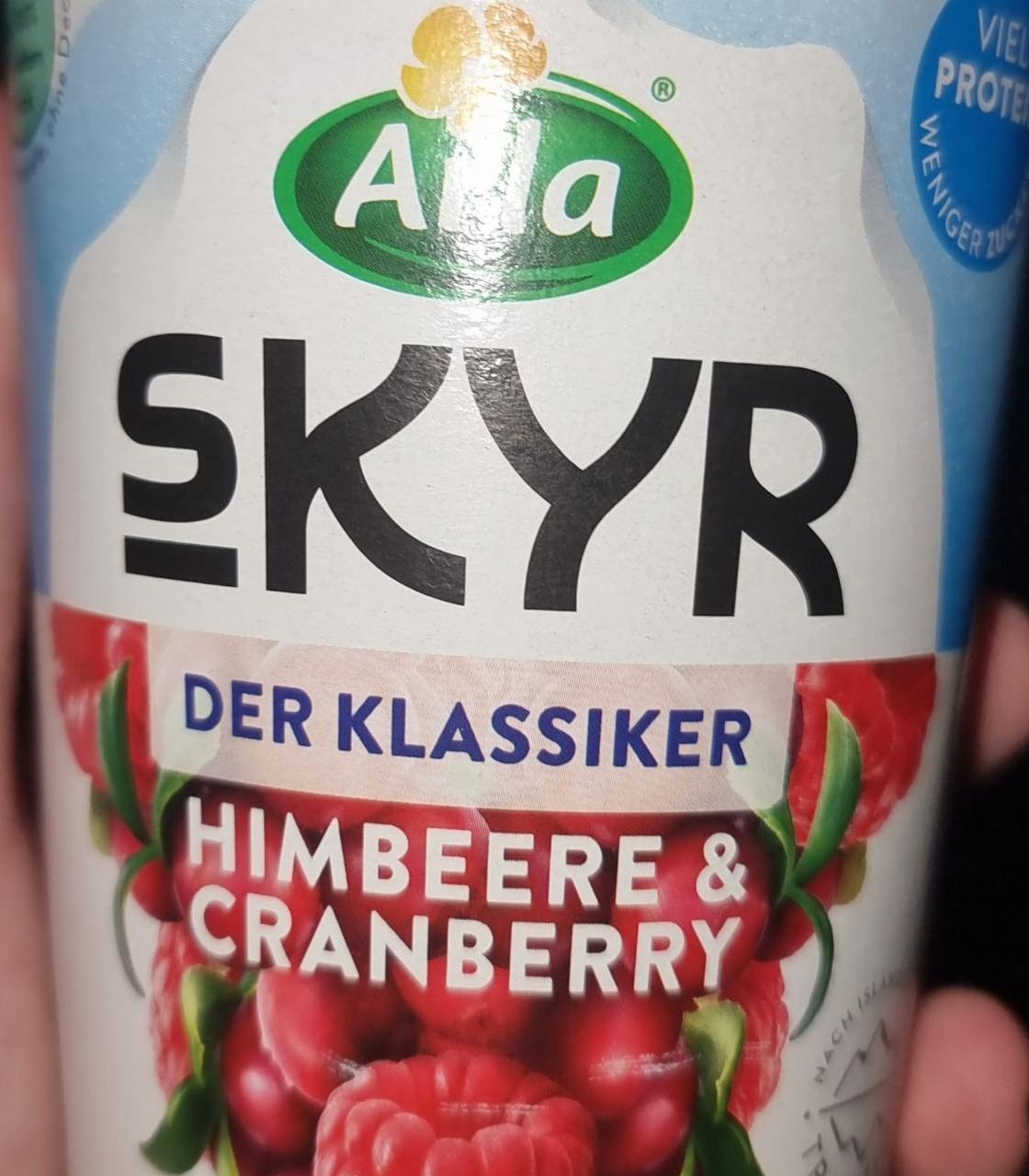 Fotografie - Skyr Der Klassiker Himbeere & Cranberry Arla