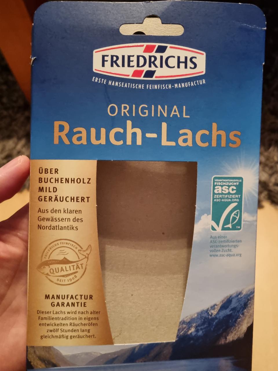 Fotografie - Original Rauch-Lachs Friedrichs