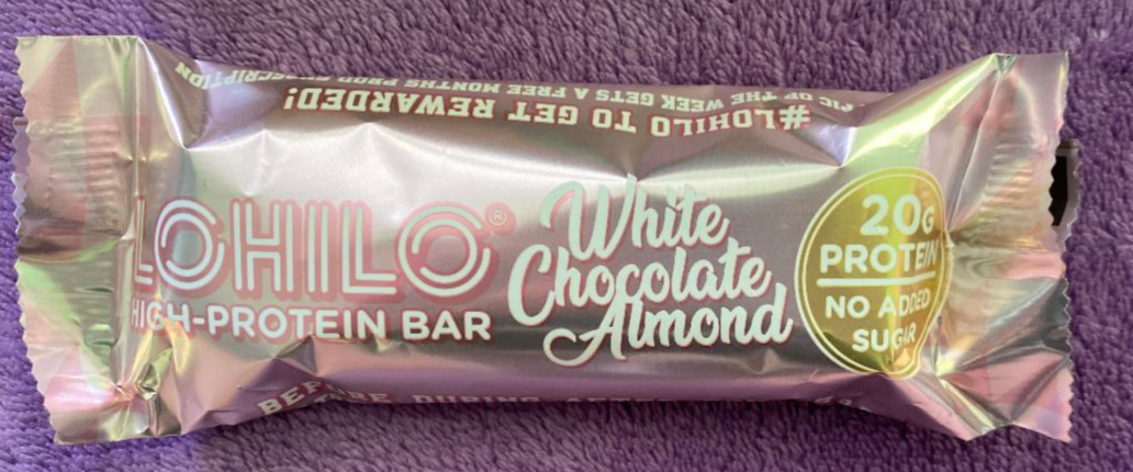 Fotografie - Lohilo high protein bar white chocolate and almond