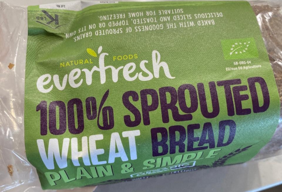 Fotografie - everfresh 100% sprouted wheat bread