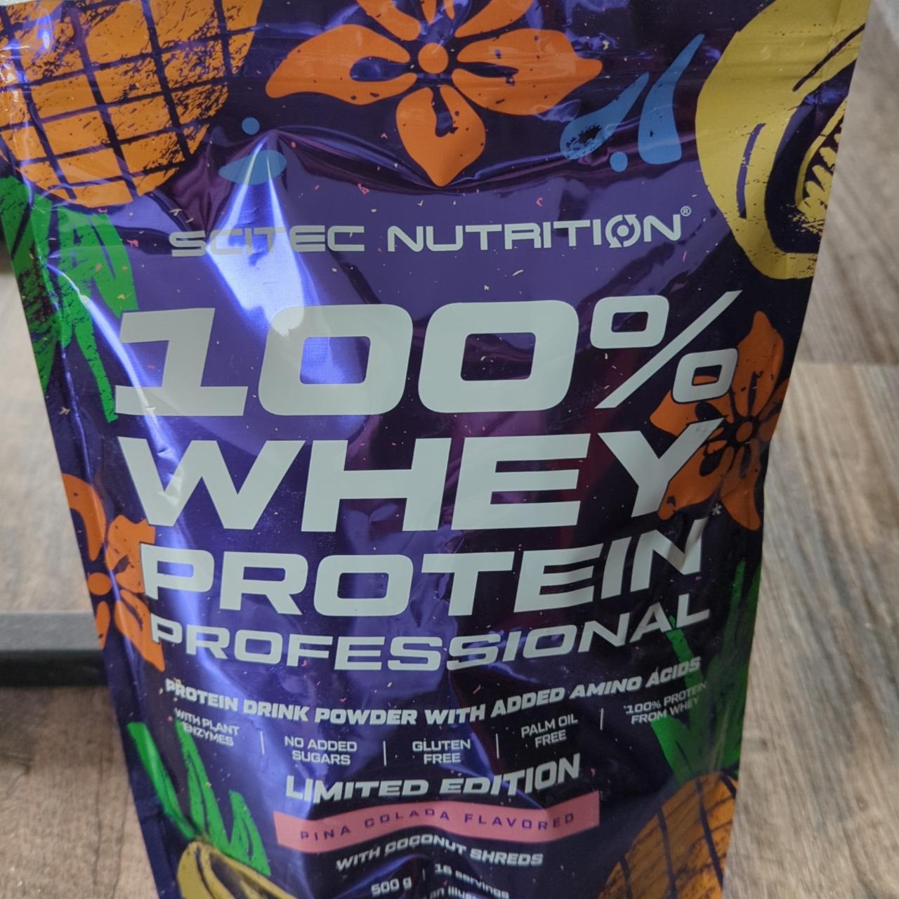 Fotografie - 100% Whey protein professional Pina colada Scitec Nutrition