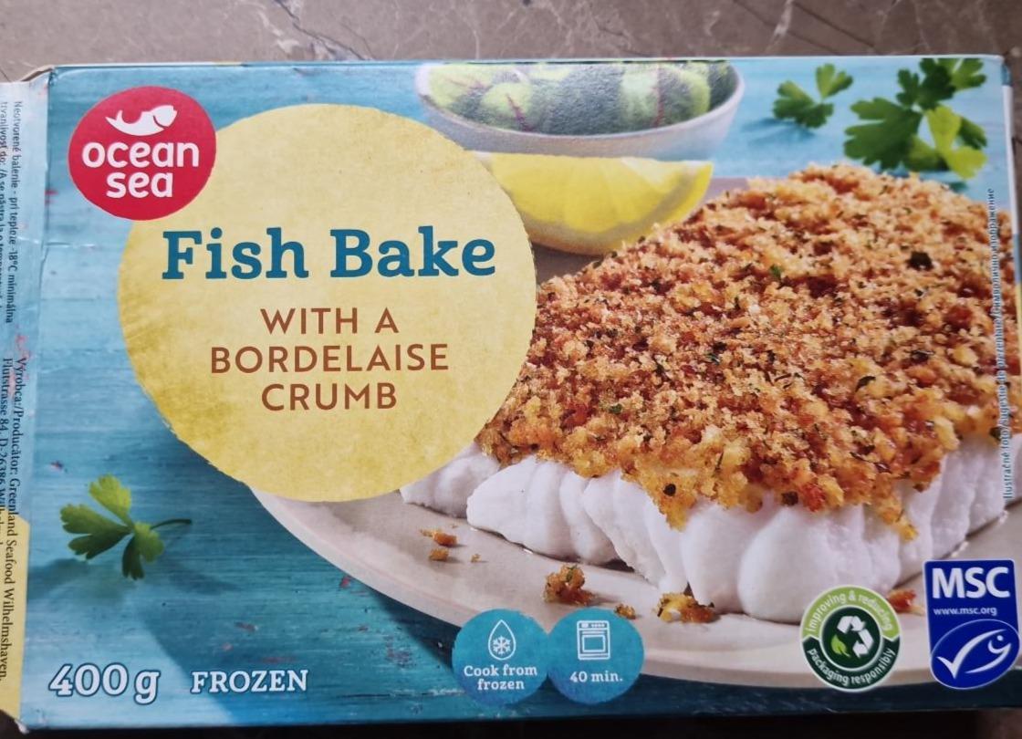 Fotografie - Fish Bake with a bordelaise crumb Ocean Sea