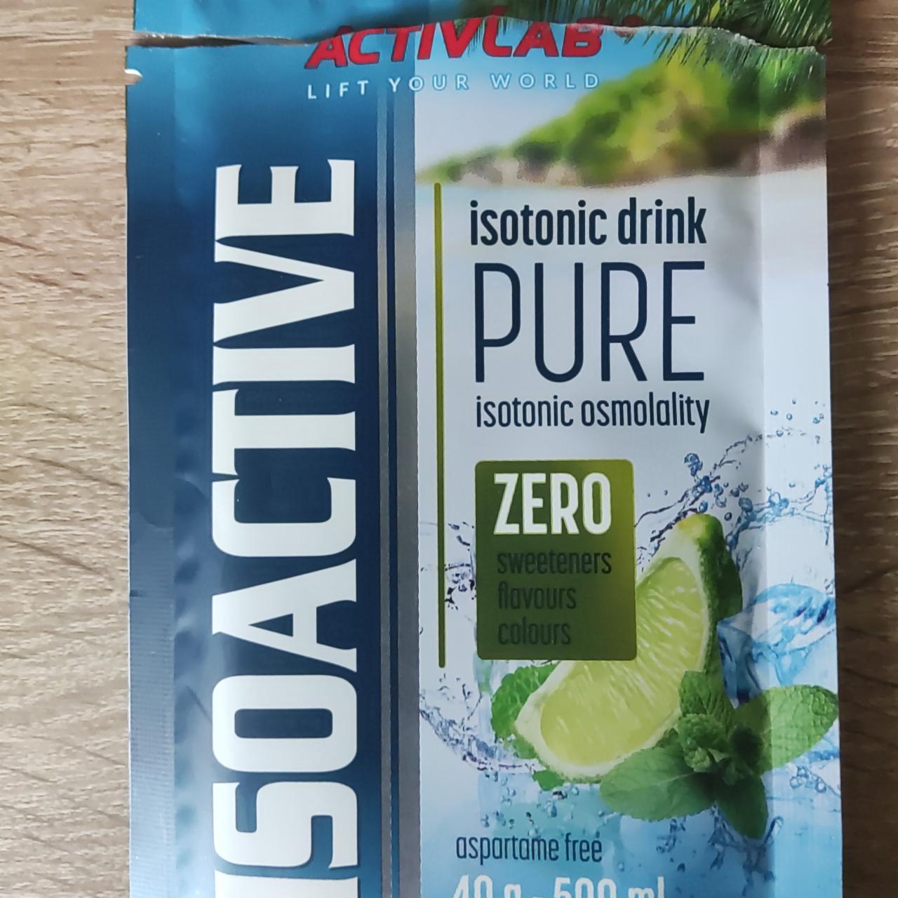Fotografie - Isoactive isotonic drink Pure Activlab