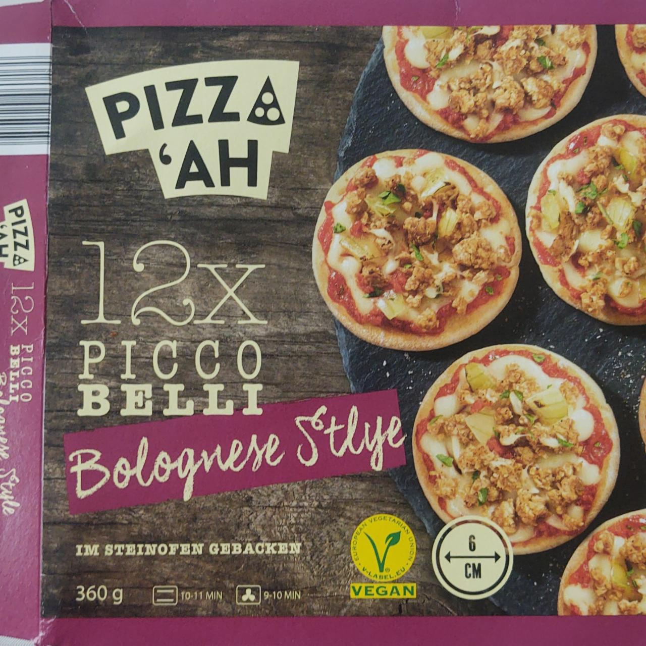 Fotografie - Picobelli Bolognese Style Pizza 'Ah