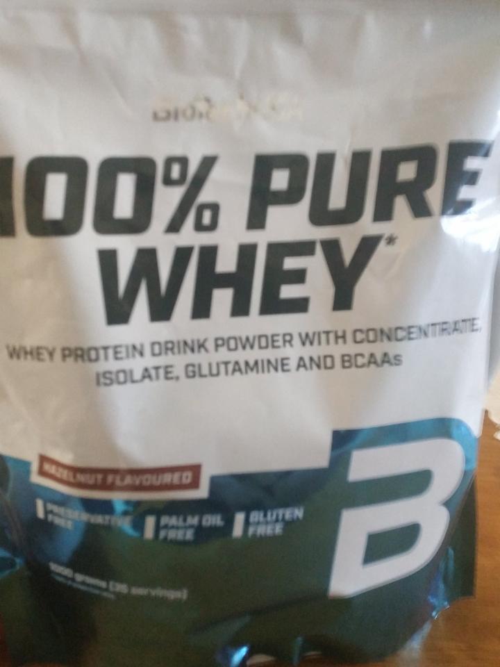 Fotografie - 100% PURE WHEY PROTEIN lieskový oriešok