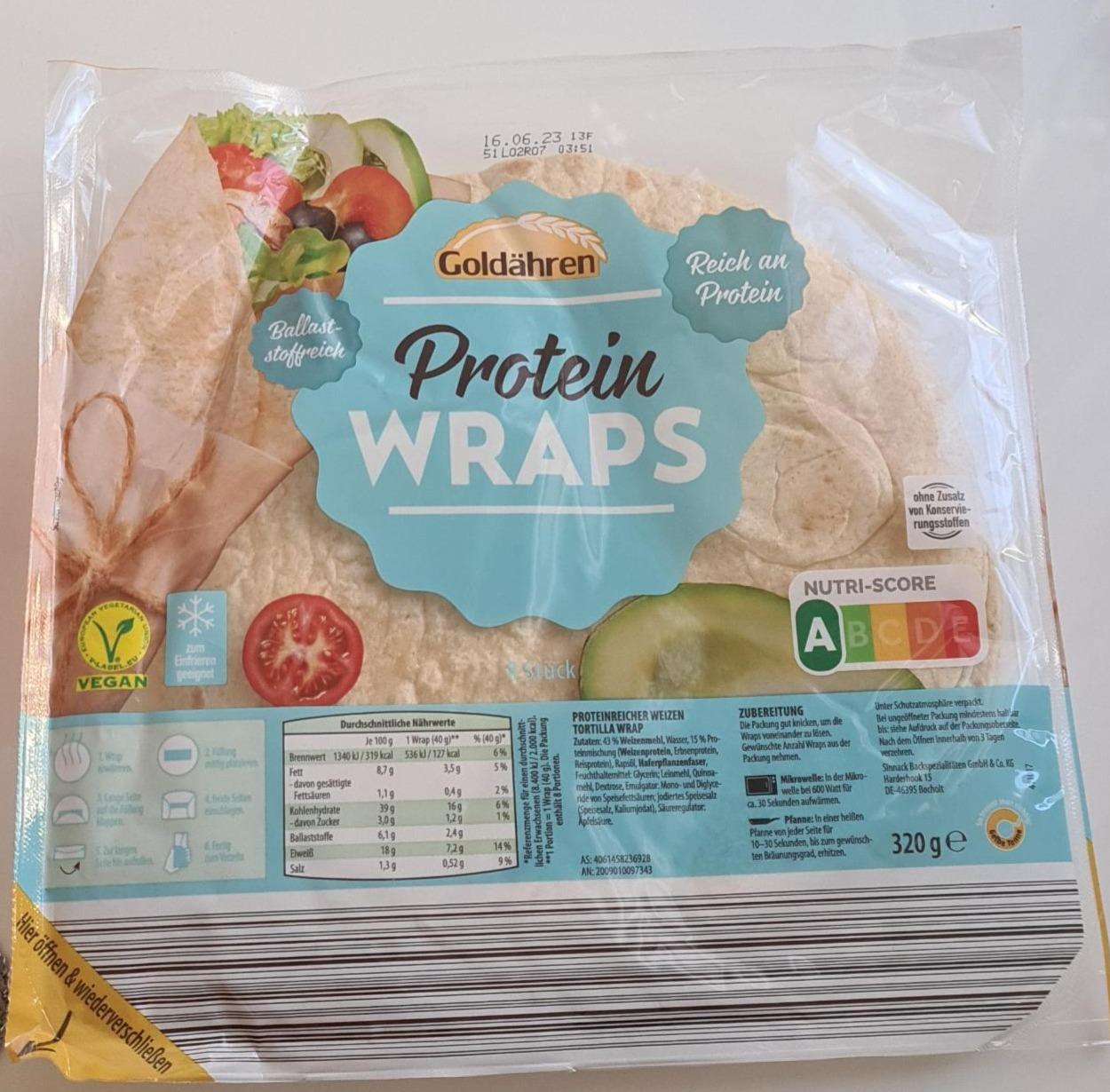 Fotografie - Protein Wraps Goldähren