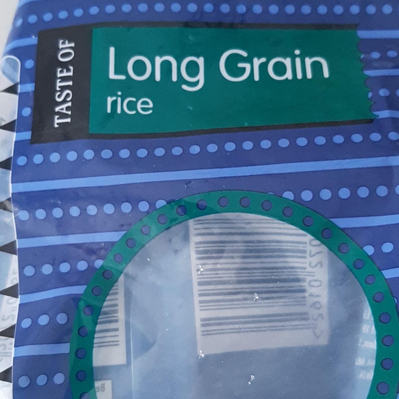 Fotografie - taste Long Grain rice lidl