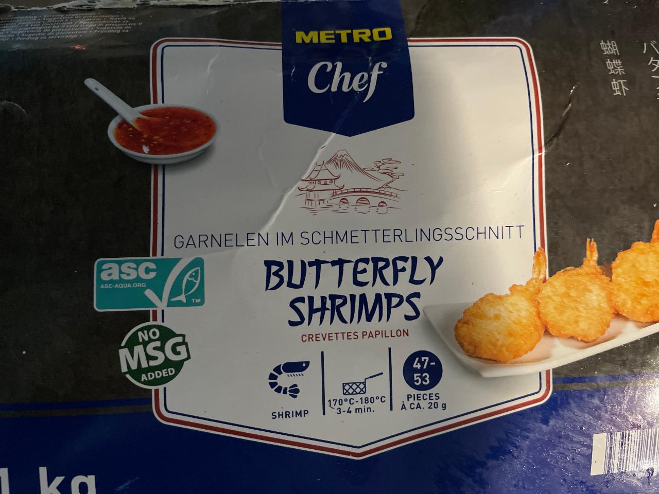 Fotografie - Butterfly Shrimps Metro Chef
