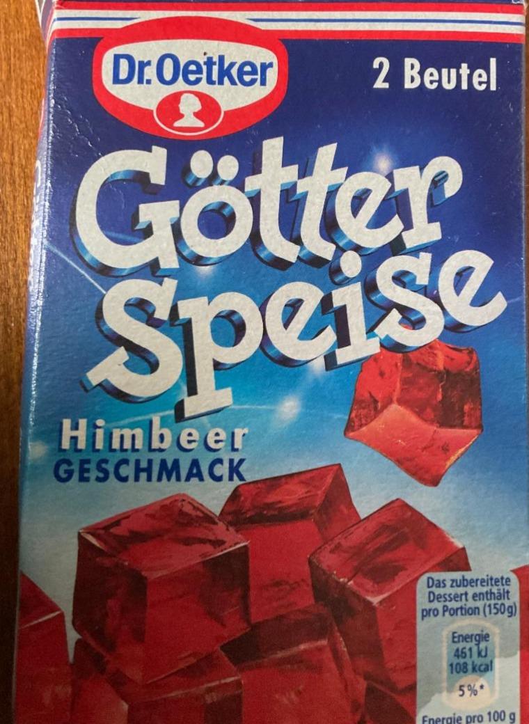 Fotografie - Götter Speise Himbeer Geschmack Dr.Oetker