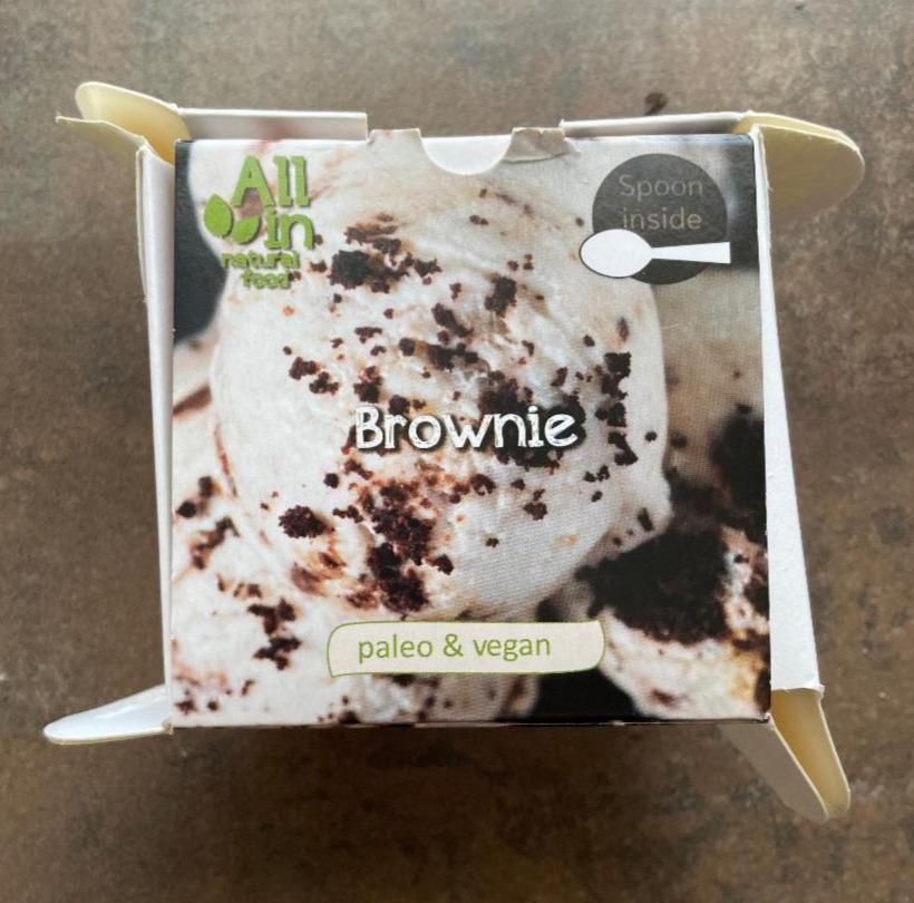 Fotografie - Brownie zmrzlina paleo vegan