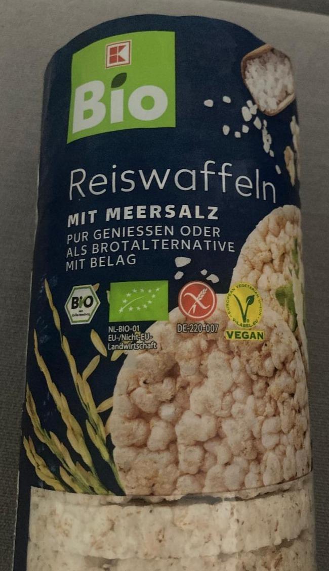 Fotografie - Reiswaffeln mit meersalz K-Bio