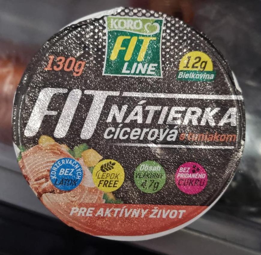 Fotografie - fit nátierka cícerová s tuniakom Koro