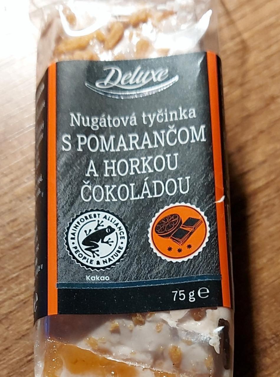 Fotografie - Nugátová tyčinka s pomarančom a horkou čokoládou Deluxe