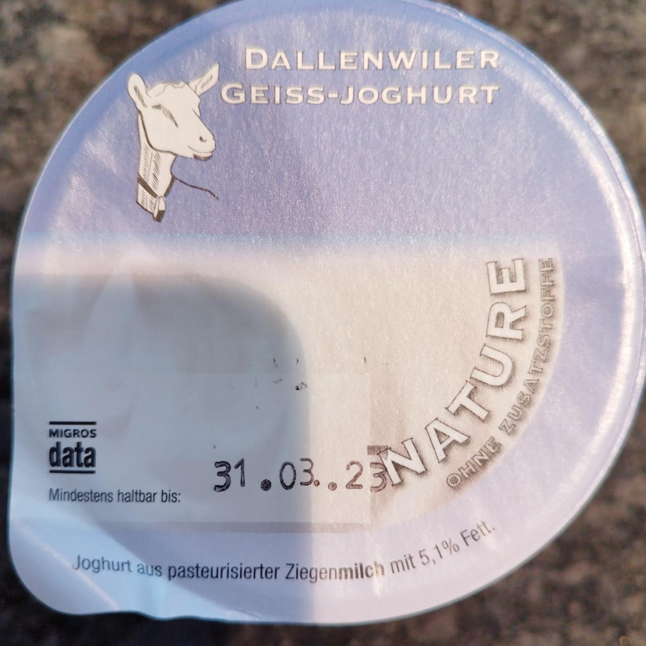 Fotografie - Geiss-Joghurt Nature Dallenwiler