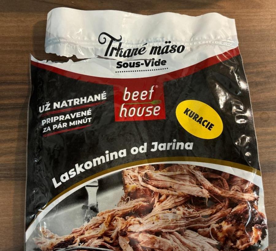 Fotografie - Trhané mäso Sous-Vide Kuracie Beef House