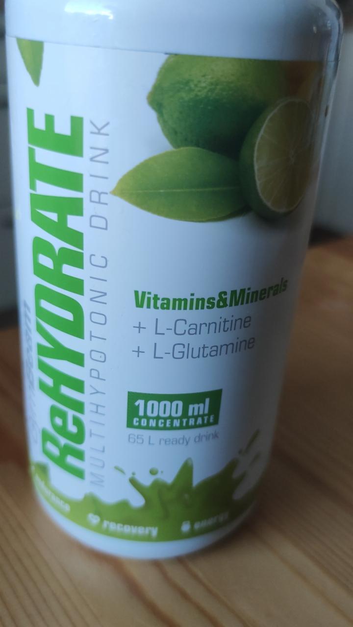 Fotografie - ReHydrate Multihypotonic Drink Lemon Lime GymBeam