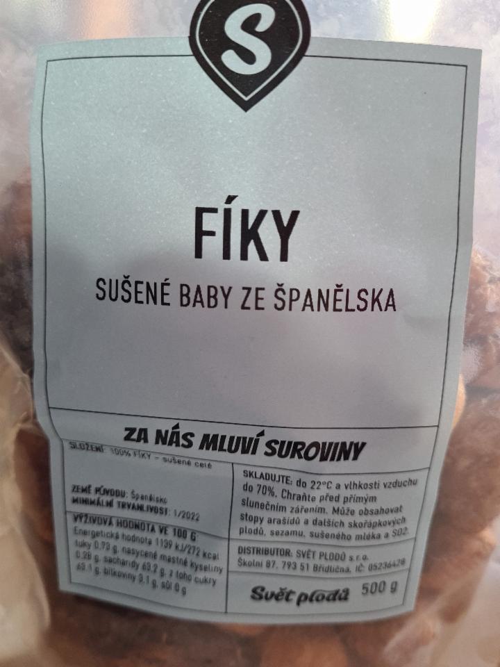 Fotografie - Fíky sušené baby ze Španělska