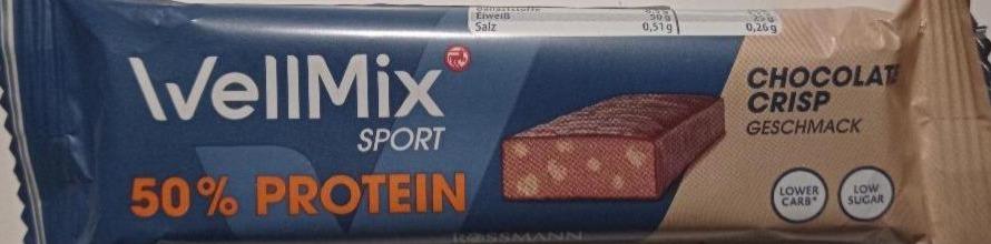 Fotografie - 50% Protein Chocolate Crisp WellMix Sport