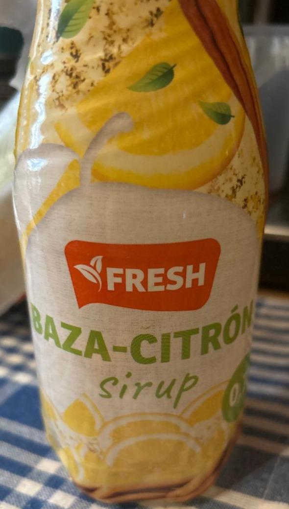 Fotografie - Baza-Citrón Sirup Fresh