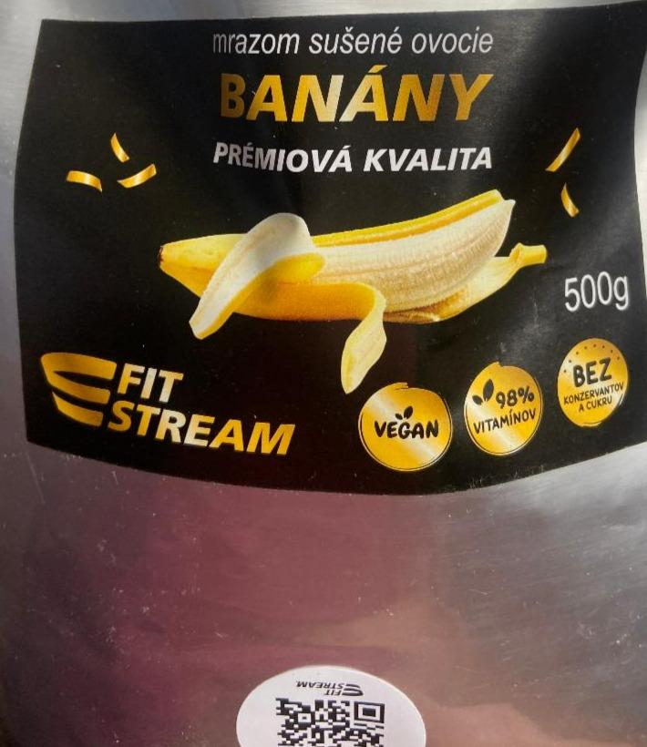 Fotografie - Mrazom sušené ovocie banány Fit Stream