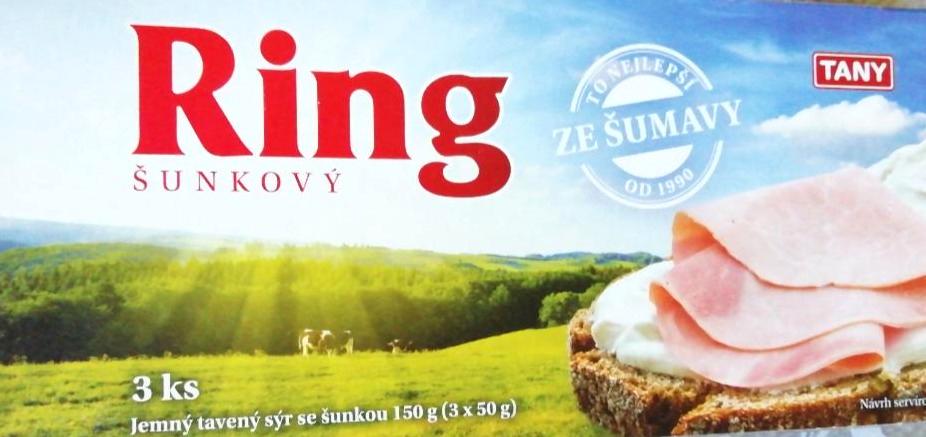 Fotografie - Ring šunkový jemný tavený sýr se šunkou Tany