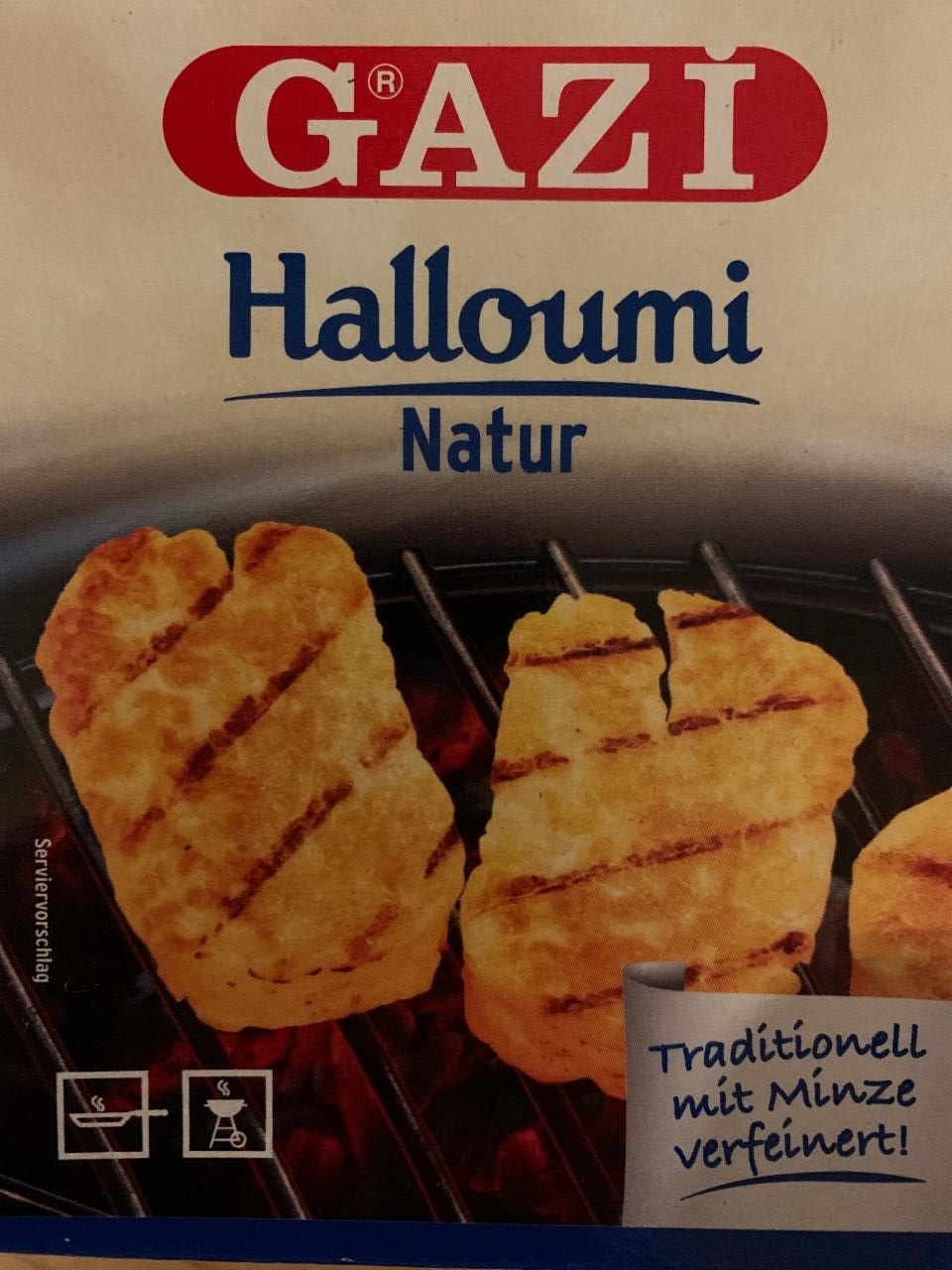 Fotografie - Halloumi Natur Gazi mit Minze