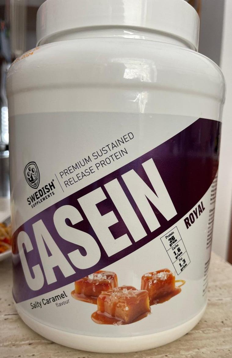 Fotografie - Casein Royal Salty Caramel Swedish Supplements