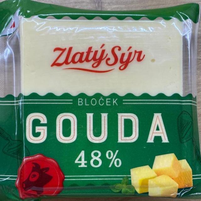 Fotografie - bloček Gouda 48% Zlatý sýr