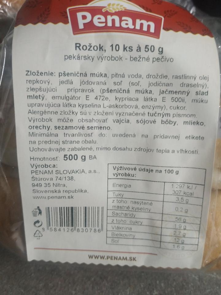 Fotografie - Penam rožok 10 ks á 50 g