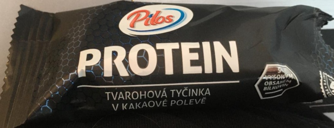 Fotografie - Protein tvarohová tyčinka s polevou Pilos