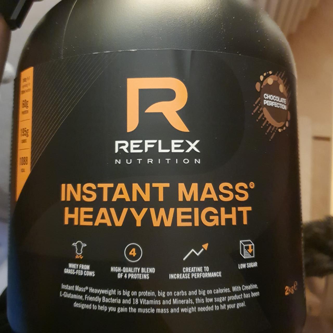 Fotografie - Instant Mass Heavyweight Chocolate Perfection Reflex Nutrition